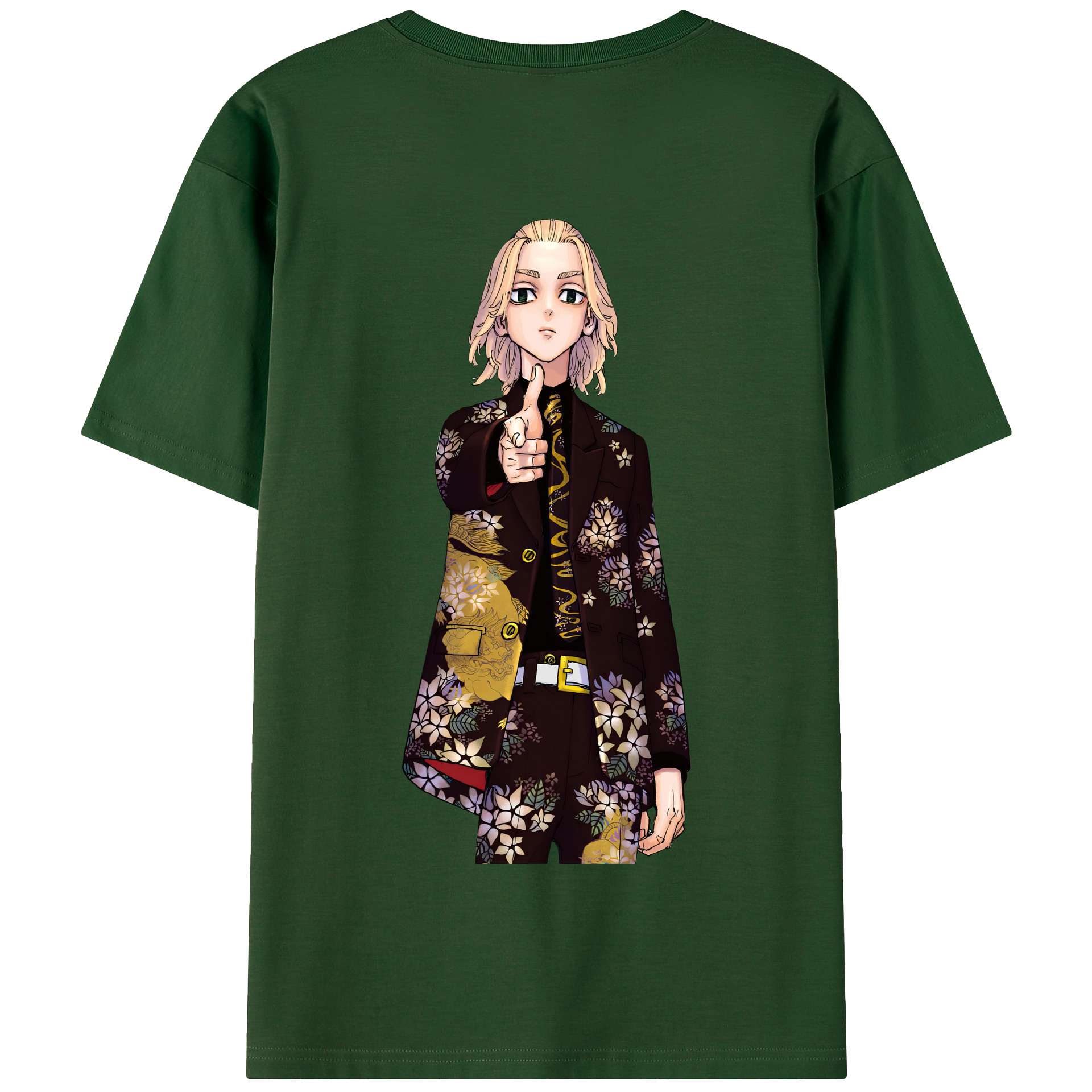 （画像用） 東京リベンジャーズ Tokyo Revengers 綿100％半袖Tシャツ（背面プリント）